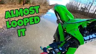 Rippin a kx250f through the Muddy Woods