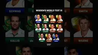 WISDENS WORLD TEST XI 21st CENTURY🏏