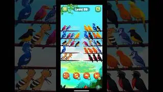 Color Bird Sort Puzzle Game Level 59 #shorts