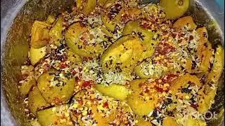 Home made mango achar 