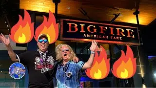 Universal Orlando CityWalk Big Fire American Fare Restaurant Review 4K