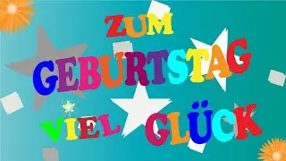 Zum Geburtstag viel Gl&uuml;ck