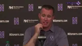 Football - Pat Fitzgerald Penn State Postgame Presser (11/7/15)