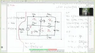 Circuito fasorial con fuentes dependientes parte2 de 3