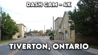 Tiverton, Ontario: A 4K Drive Through Quaint Charm and Natural Splendor 🚗🌳