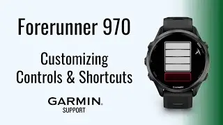 Forerunner&reg; 970 | Настройка элементов управления и клавиш быстрого доступа | Поддержка Garmin
