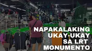 NAPAKALAKING UKAY- UKAY SA LRT MONUMENTO, ANG DAMING DAMIT SOBRA AT MURA ANG MGA SAPATOS NKA 60% OFF