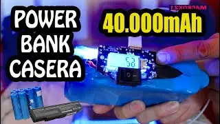 COMO HACER POWER BANK CASERA RECUPERANDO BATERIA DE LAPTOP