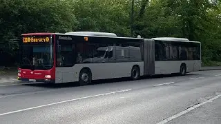 Mitfahrt auf der Linie 831 von Krefeld Uerdingen Bahnhof bis Meerbusch Haus Meer