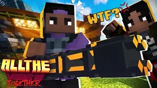 HE'S GOT A MINI GUN! in All The Mods 10 Together!