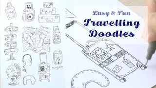Draw This if You Miss Traveling | Easy & Fun Travelling Doodle