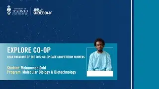 2022 Co-op Case Competition Winners: Mohammed Said
