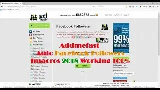 Addmefast Auto Followers Facebook Imacros 2018 Working 100%