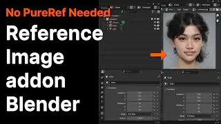 View references in blender directly without blocking view