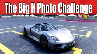 Forza Horizon 5 The Big H Photo Challenge - Horizon H decal at the Oval Track