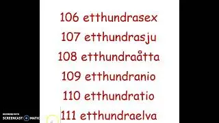 siffror 1-1000