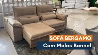 Sof&aacute; Bergamo - com molas Bonnel