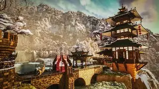 I Built a Golden Pagoda in ARK: Survival Ascended!