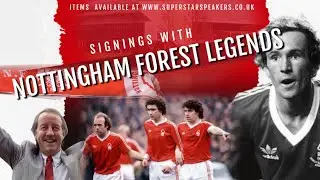 Nottingham Forest Legends signing memorabilia 🖊️ #legends