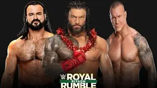 Roman Reigns vs Randy Orton vs Drew McIntyre, WWE Royal Rumble 2026 | WWE 2k25 Gameplay