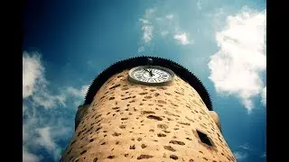 Clock tower in Aubusson