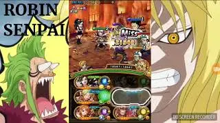 OPTC Legend Robin VS Neo INT Doflamingo 60 Stamina Raid | Cerebral Team