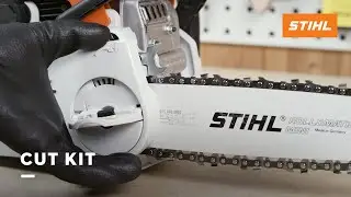 Zaaggarnituur van kettingzagen met kettingsnelspanner vervangen - STIHL Cut Kits