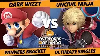 Overlords SSBU - MVG | Dark Wizzy (Mario) Vs. Uncivil Ninja (Shulk) Smash Ultimate Winners Bracket