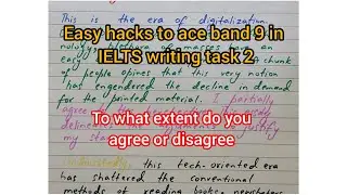 Hacks to crack IELTS writing task 2 | To what extent do you agree or disagree @KamalMotwaniOfficial