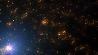 4K DUST PARTICLES - Orange Moving Background #AAVFX