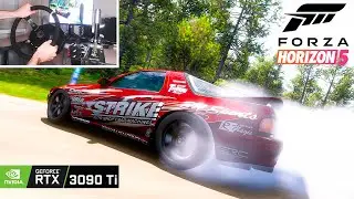 TUNING DRIFT 1990 Mazda Savanna RX-7 Forza Horizon 5 Thrustmaster T300RS