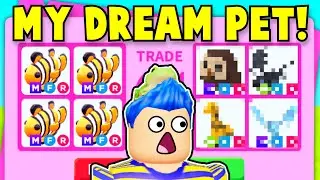 I Traded Away My *MEGA NEON CLOWNFISH* For This… RICH TRADE PROOFS In *FLEX* Server, Adopt Me