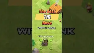 Best TH1 Base With Link | Clash Of Clans