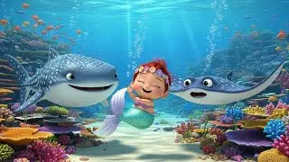 Mermaid Bubble Dance Song for Kids | Learn Ocean Animals & Sing-Along Nursery Rhymes 🧜&zwj;♀️🫧🌊🎶