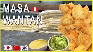 RECETA DE MASA WANTAN (wonton) y TEQUEÑOS - Chef Boludo