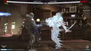 Injustice 2 Wonder Woman Moves Hail Athena Empower Shield Versus Captain Cold