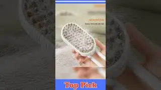 3-in-1 Electric Steam Pet Brush &ndash; Clean, Groom & Massage