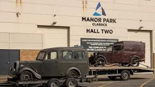 2 Jowett vans have arrived at Manor Park Classics | Watch how we removed them from long term storage