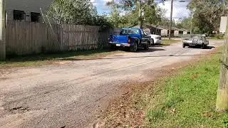 64 Impala with 5.3 LS swap.  First test.
