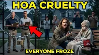 HOA Chained My Sick Daughter &mdash; Everyone Was Shocked by What They Saw.  HOA trending video,