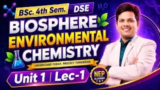 Unit 1 Lec 1 BSc 4th Semester DSE Chemistry Environment Chemistry Biosphere, Lithosphere, Atmosphere