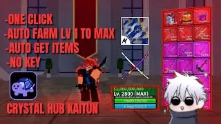 Blox Fruit Script Crystal Hub Kaitun - No Key // One Click // Auto Farm Level 1 to Max !! //