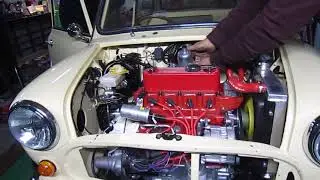 Classic Mini Cooper Engine Rebuild ( Start up )