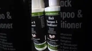 Black Shampoo & Conditioner
