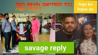 Sid bhai bought a car for his mom 🚗 Sid savage reply about controversy | s8ulsid gifted  to his mom🚀