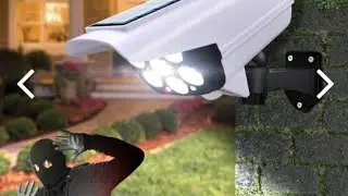 Cctv Camera Shape Solar Motion sensor Light Solar wall Light Day night sensor Waterproof 📲6350198988