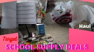DISCOUNT SCHOOL SUPPLY HAUL// SAVE MONEY ON SCHOOL SUPPLIES//TARGET