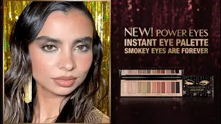 How to Create A Smokey Green Eye Makeup Look using NEW! Smokey Eyes are Forever | Charlotte Tilbury