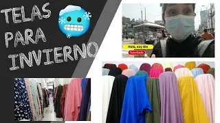 ¡Telas para invierno en Gamarra!