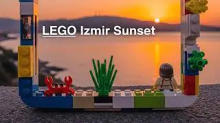 LEGO & Sunsets: Relaxing 30-Min Izmir Coastal Walk (Vertical AFOL Edition) 🚶&zwj;♂️🎶